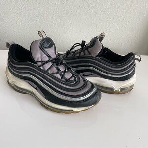 Nike Air Max 97 Black and Silver Sneakers